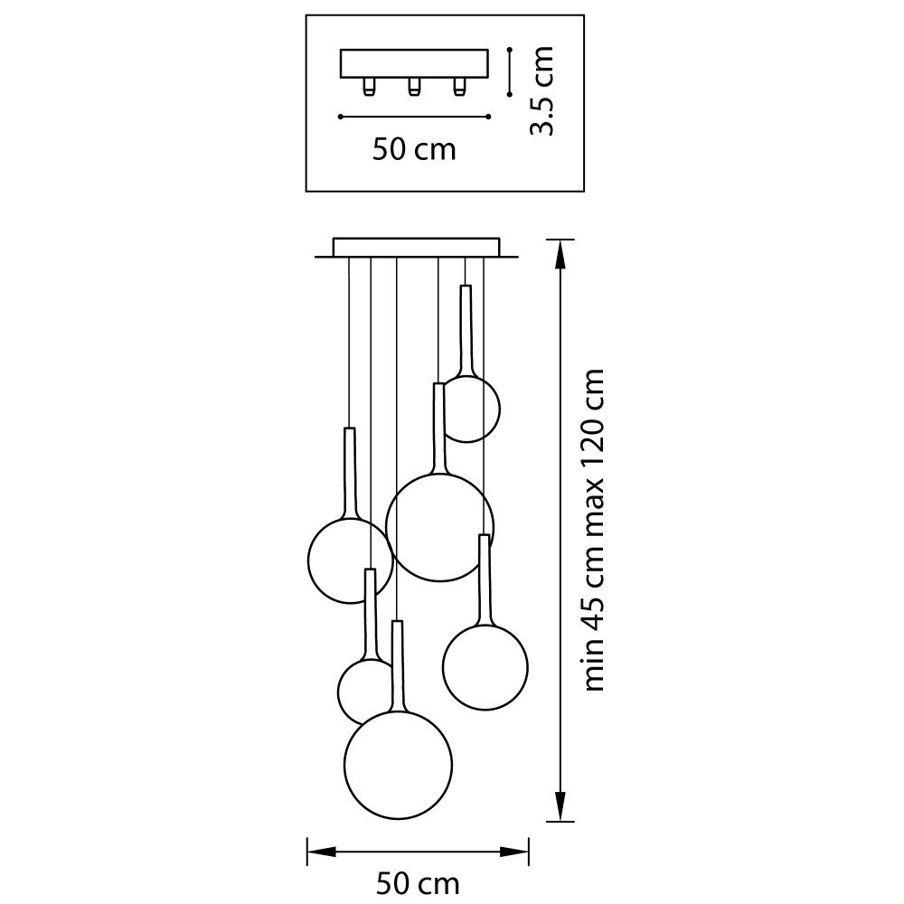 Lightstar (MD5081A-6EB) Люстра GLOBO 6х40W E14 electroplating bronze/white (в комплекте) Lightstar (MD5081A-6EB) Люстра GLOBO 6х40W E14 electroplating bronze/white (в комплекте)